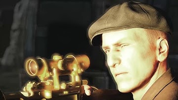 Sniper Elite 4  - SOLO SURVIVING - ALL 12 WAVES - map Dockyard [difficulty ELITE]