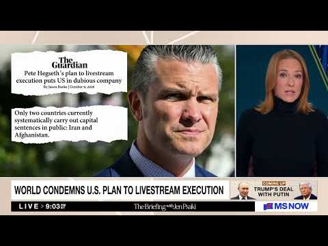 Jen Psaki on Pete Hegseth's public execution plans