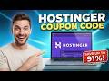 Hostinger Coupon Code 2026 Get - 91% Discount Instantly