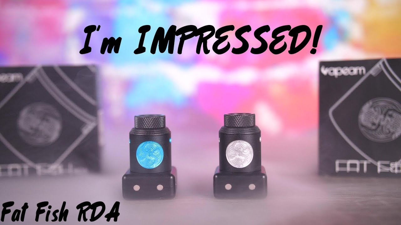 Fat Fish Rda I'm VERY Impressed! Vape Am Fat Fish RDA Review! VapingwithTwisted420 ...