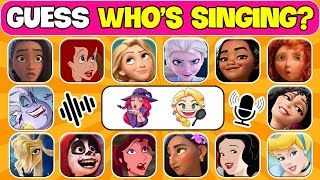 Guess Who's SINGING By Top 30 DISNEY SONGS | Moana, Elsa, Isabela, Rapunzel, Ariel, Asha | NT Quiz