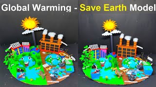 global warming - greenhouse effect - save earth model making science project - diy | craftpiller