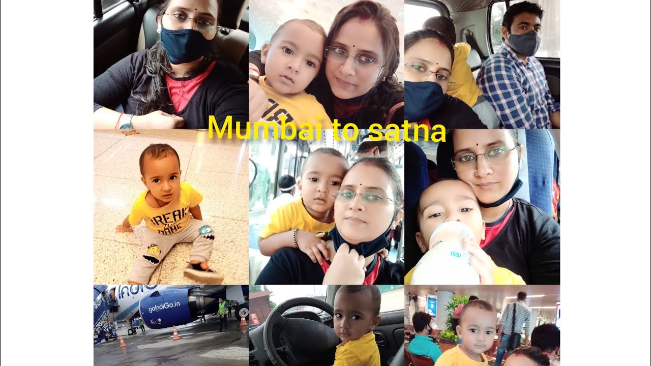 mumbai to satna journey ✈️✈️