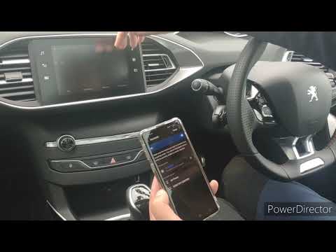 Peugeot Bluetooth phone pairing