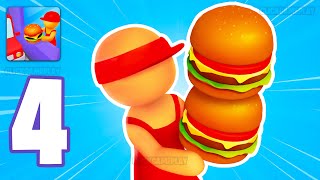 Burger Please! Gameplay Walkthrough Part 4 - Tutorial Manage Burger Restaurant (Android,iOS) screenshot 4