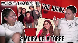 COLLAB made in HEAVEN☁| Waleska & Efra react to Moira & The Juans-Paubaya x Hatid x Hindi Tayo Pwede