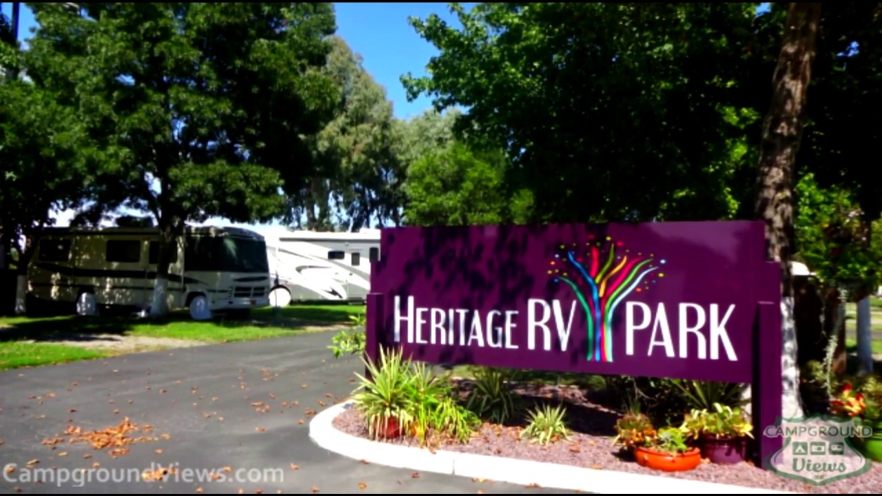 Heritage RV Park Corning California CA YouTube