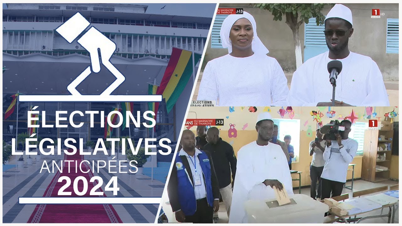 Législatives - Vote et réaction du Président Bassirou Diomaye Faye en compagnie de la Première Dame