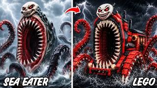 I built the Sea Eater, a deep sea monster from the LEGO Mythos! | Brickcraft Studio