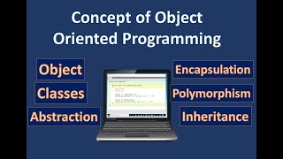 ICSE | Std 9 | Introduction to Object Oriented Programming | Abstraction Encapsulation Polymorphism