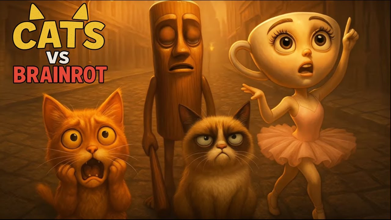 Cats vs Brainrot Gameplay - YouTube