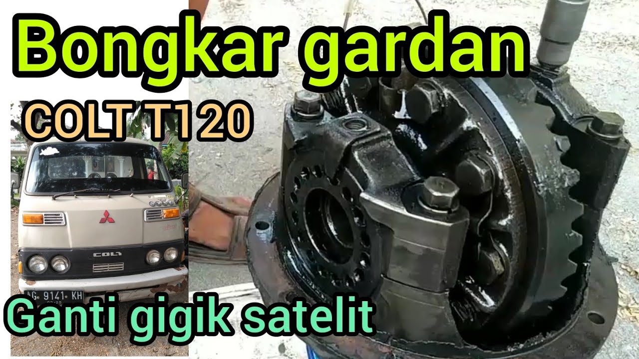 bongkar gardan mobil