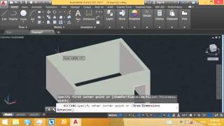 autocad 2017 simple house modelling tutorial