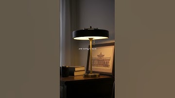 WOW Mid-Century Round Table Lamp with Pull Chain-wow8009#light #lightingdesign #modernlighting