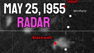 May 25 1955 - Blackwell and Udall F5 Tornado Radar Loop