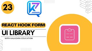 Famous React Hook Form Tutorial - 23 - UI Library Net Worth