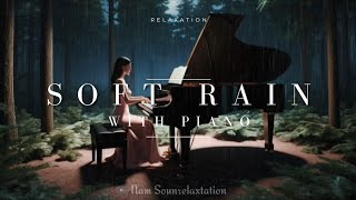 2hours - Relaxing Sleep Music - Soft Rain sleep - Piano Chill Music Therapy