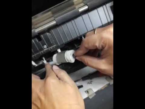 how to remove and fit pickup roller in Canon iR2002N, iR2004N and iR2006N Paper Jam
