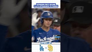 Hyeseong Kim's Second Plate Appearance vs Padres