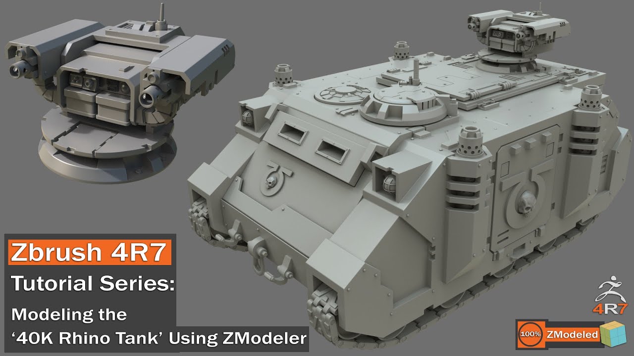 modeling parts in zbrush vs rhino