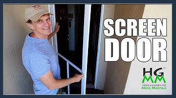 Installing a Home Depot Screen Door