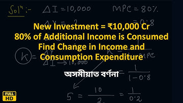 Calculate ΔY and ΔC | Class 12 Economics Sample Paper Question Explained in Assamese