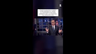 Usa, addio al “Late Show”: Trump scaraventa Colbert in un cassonetto in un video generato con l'IA