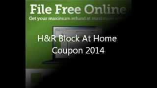 H&R Block At Home Coupon 2014