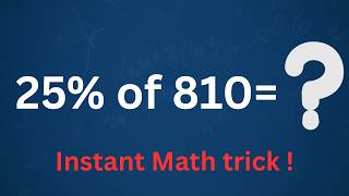 25% of 810 (Twenty five percent of 810)