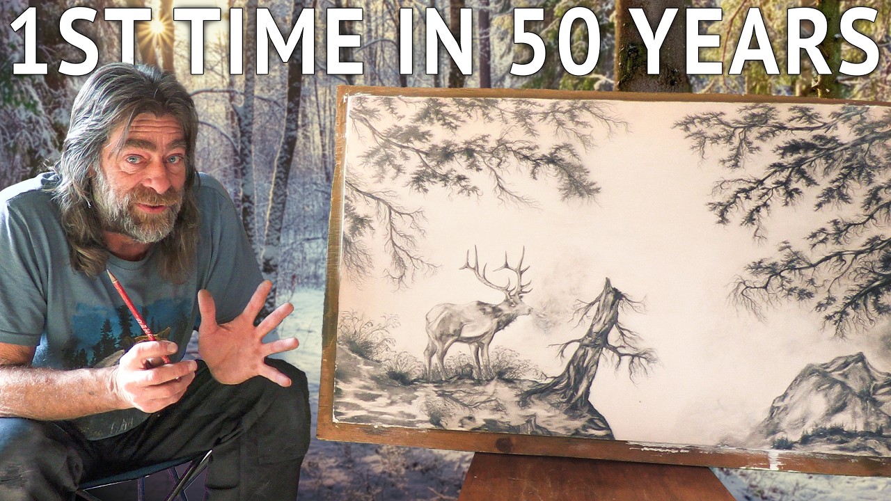 Drawing Again for the First Time in 50 Years - YouTube