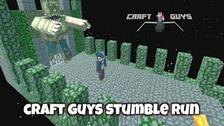 Game stumble guys di gabungkan dengan Minecraft - Craft guys: stumble run screenshot 4