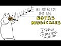 El origen de las notas musicales   draw my life