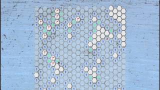 Minesweeper Retro, playing a hexagon game