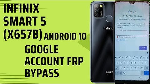 Infinix Smart 5 (X657) Google Account Lock Frp Bypass  Android 10  | Infinix Smart 5 Frp Unlock Easy