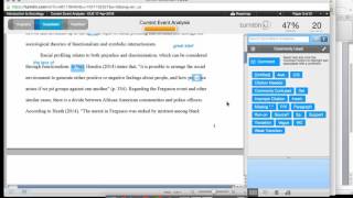 Current Event Analysis Critique