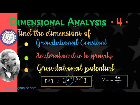 Dimensional Analysis 04