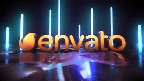 Golden Neon Logo Intro » free after effects intro (download link in description)