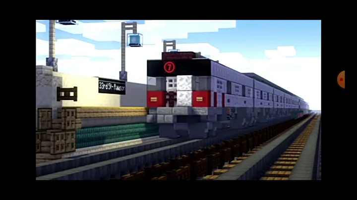 Minecraft NYC 7 Train Subway 33rd St Animation