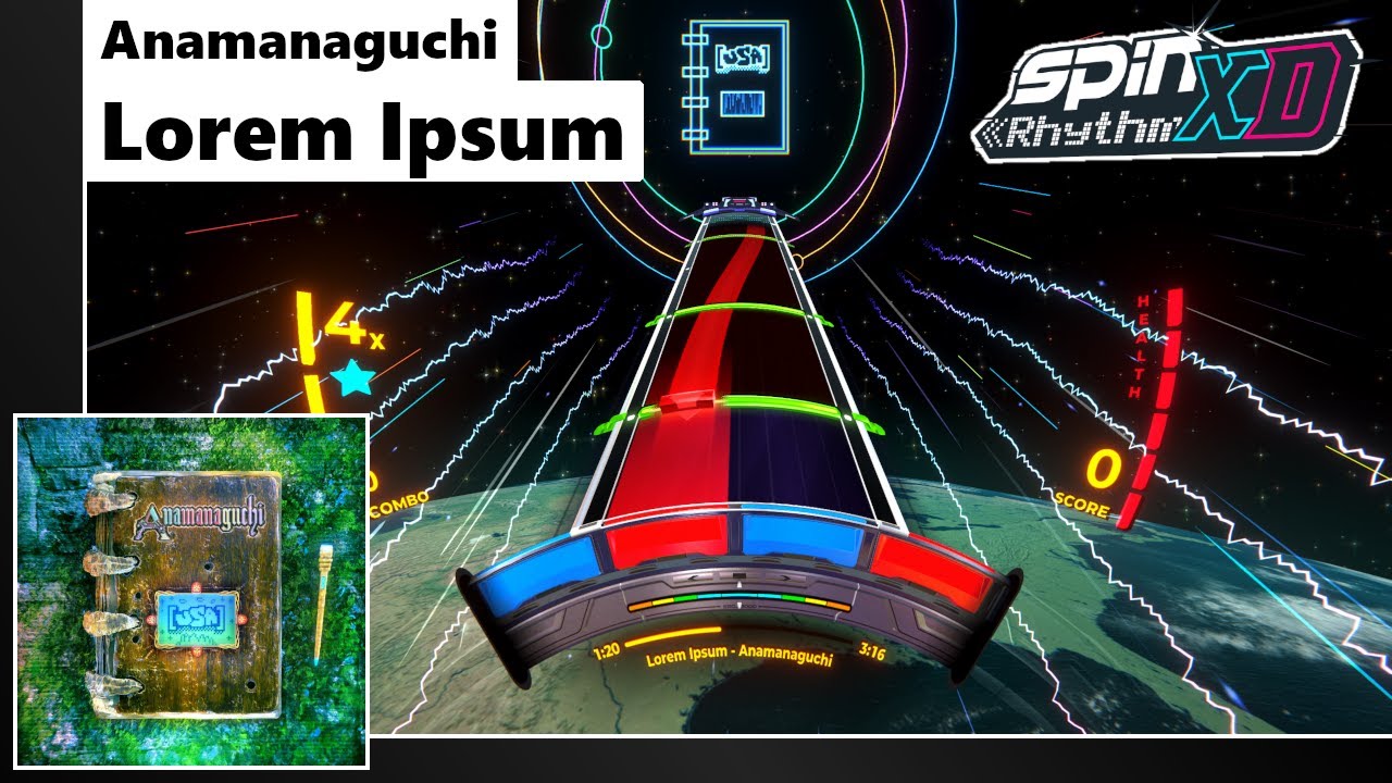 Spin Rhythm XD Lorem Ipsum by Anamanaguchi YouTube