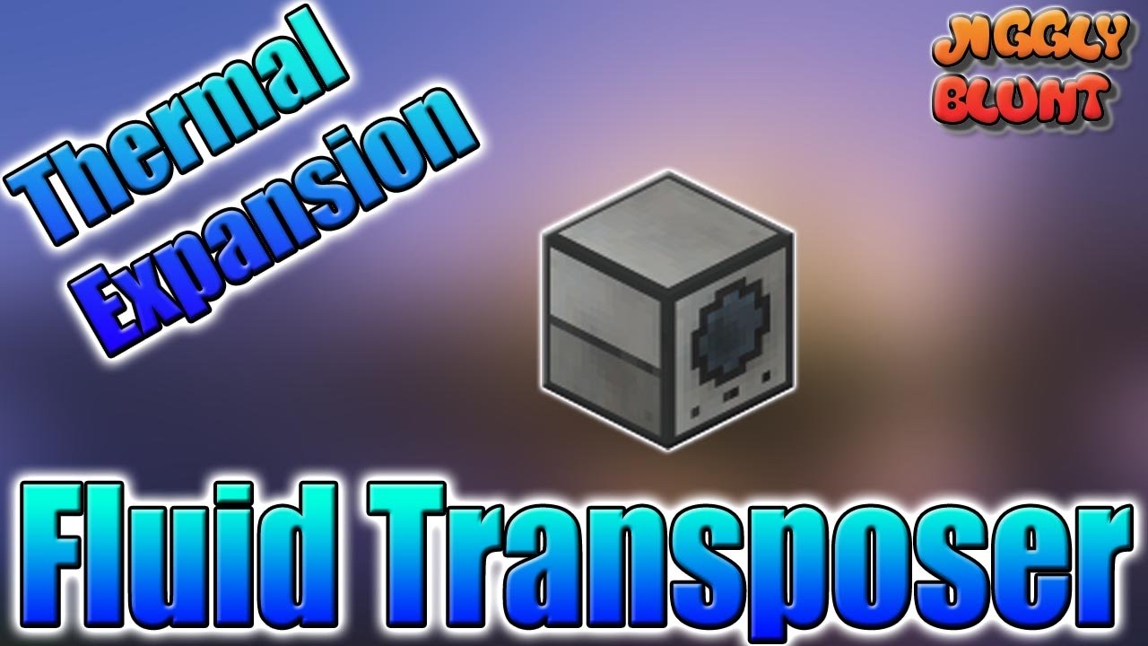 Fluid Transposer (Thermal Expansion) | Minecraft Mod Tutorial