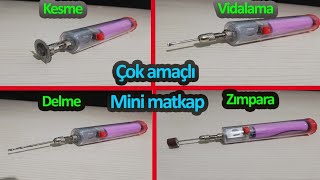 EVDE ŞARJLI MİNİ MATKAP YAPIMI | MINI DRILL MAKING | DIY