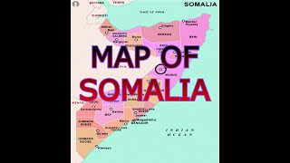 MAP OF SOMALIA