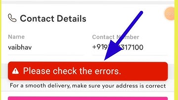 Fix Meesho Address Please check the errors Problem Solve