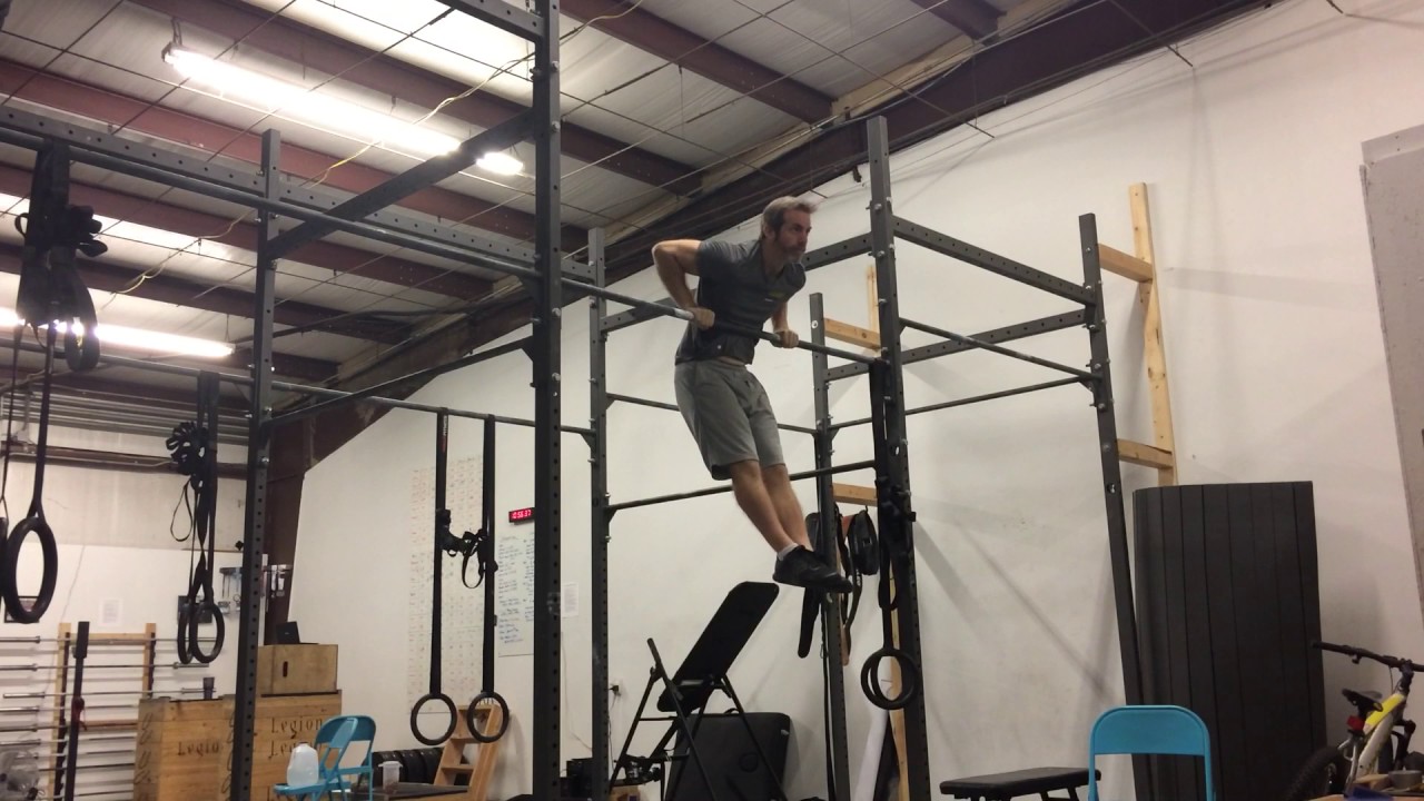 Bar Muscle Up Negative - YouTube