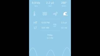 Crab App - Marine weather, tide times and precise marine forecasts screenshot 1