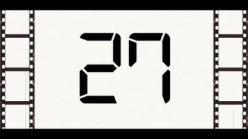 Countdown from 27 to 0 (Retro)
