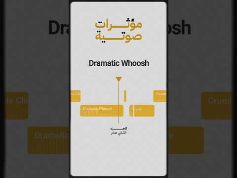 اجعل فيديوهاتك تتألق بمؤثرات صوتية احترافية الجزء 12 Soundeffects مؤثرات صوتية 