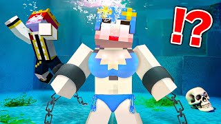 世界一深いプールに閉じ込められた女の子を救い出せ😱【マイクラ / マインクラフト / Minecraft】