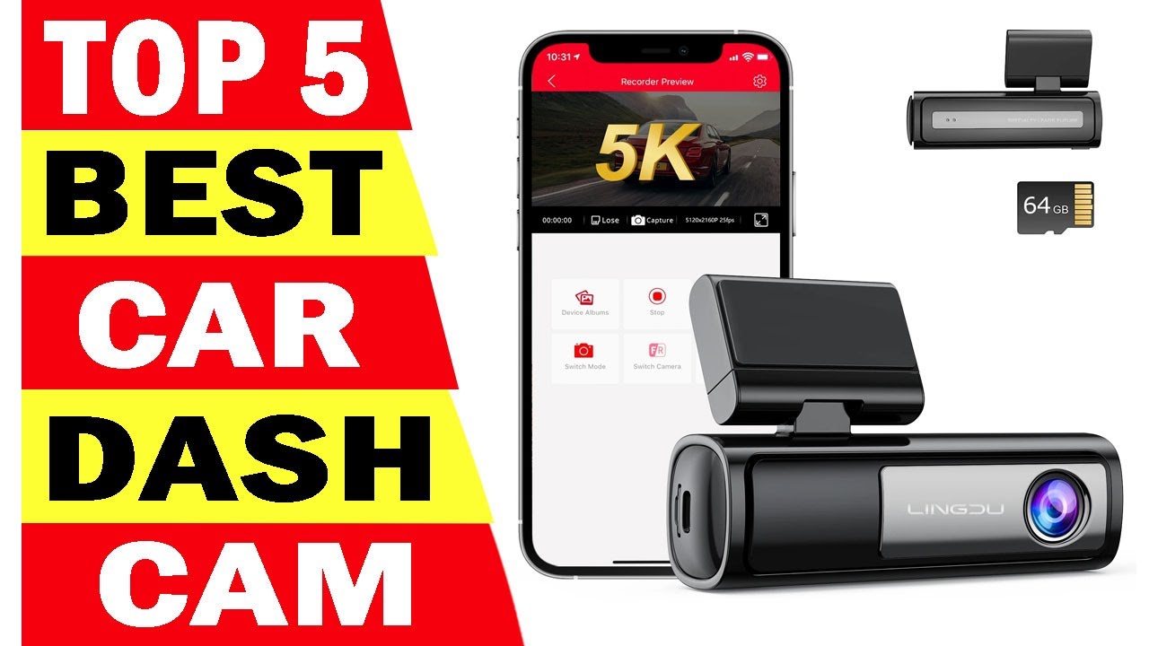 Top 5 Best Dash Cam In 2024 | Best Car DVR Dash Camera - YouTube