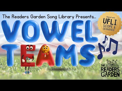 🎵 The Vowel Teams Song Part 1 | Phonics Song | Vowel Teams (AI, AY, EE, EA, EY, OA, OW, OE, IE, IGH)